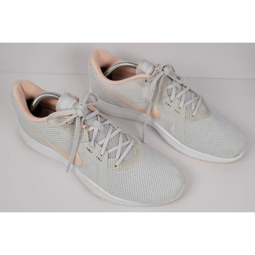 Nike‎ Flex Trainer 8 Womens Grey Guava Ice Training Shoes Size 11
